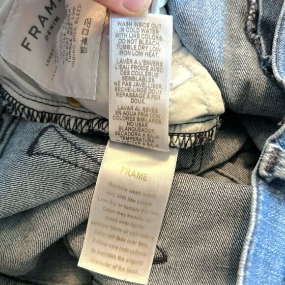 Frame Denim Le Skinny De Jeanne in Light Wash Osage, Size 26 - Picture 8 of 10